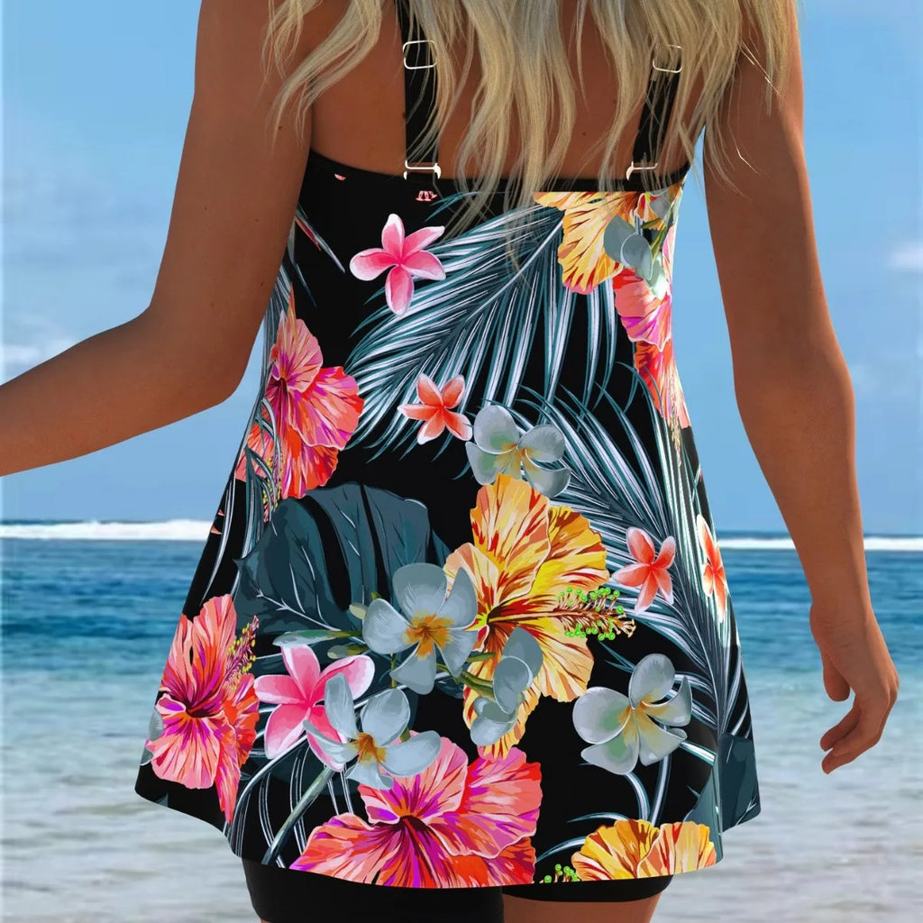 New Tankini Swimwears Tankini Set Sexy Swimsuit Women Summer Bathing Suit Bikini Set Sleeveless Beach Swimming Suit Female Kent Store