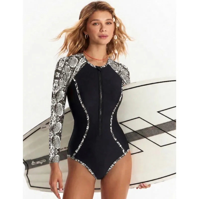 Mesh Sleeve Sexy Swimsuit Women Summer Bathing Suit Bikini Set Long Sleeve Swimwear Beach Swimming Suit For Female Купальник Kent Store