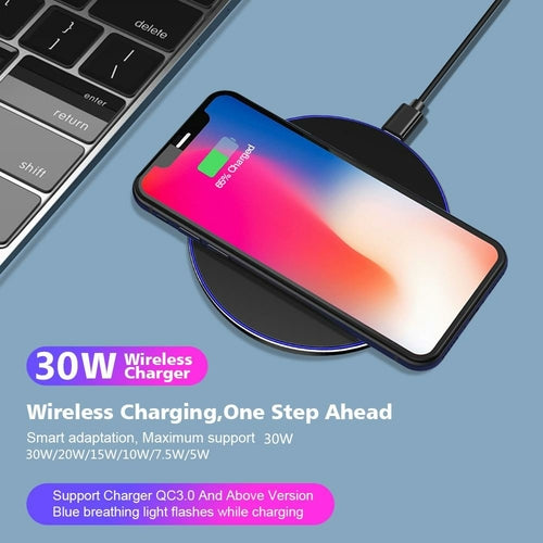 Dragon W9 30W Wireless Charging Pad Kent Store